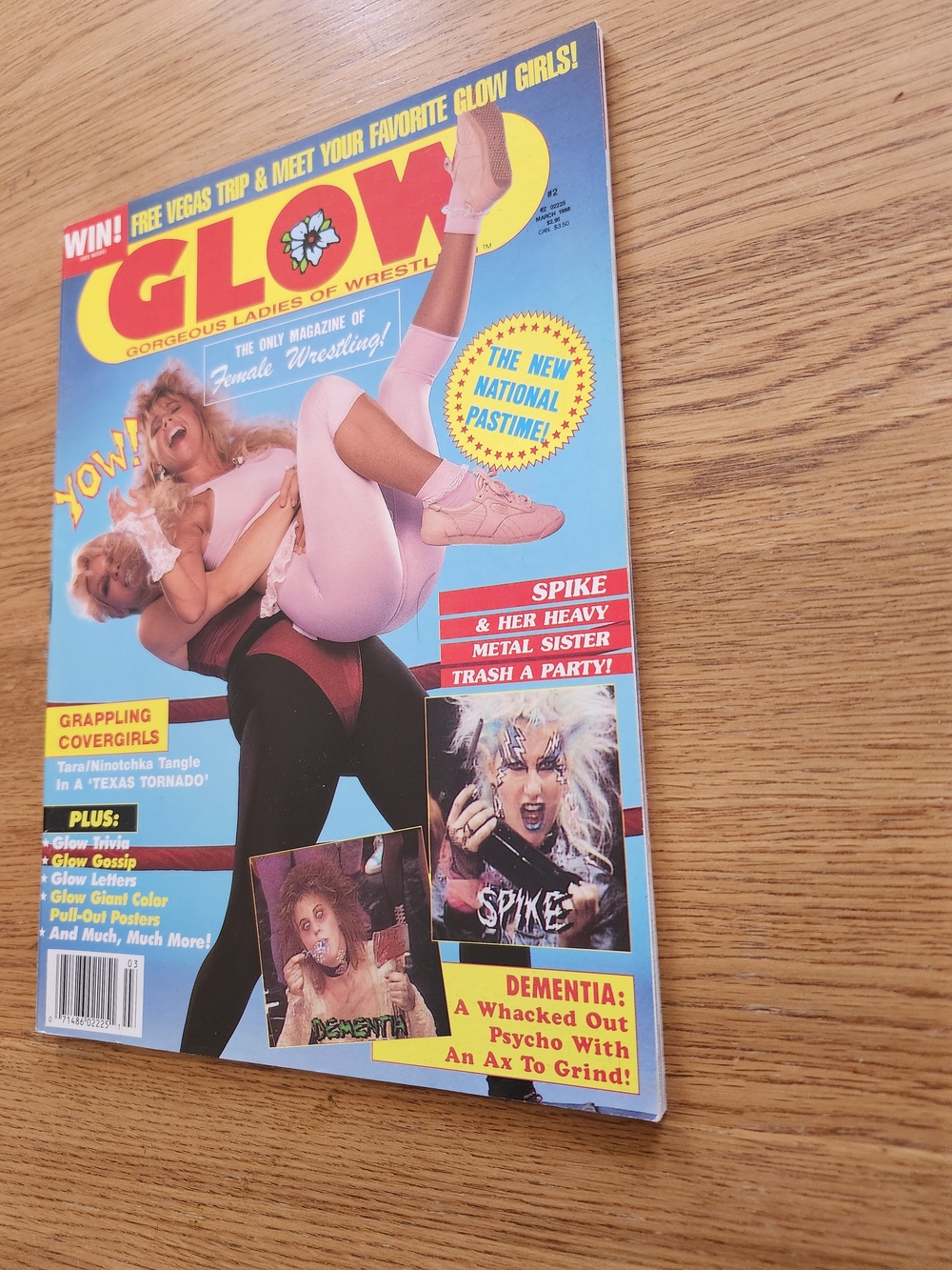 GLOW 1988 Women Of Wrestlimg Magazine Cover - Featuring Tara Southern Belle - Picture 4 of 9
